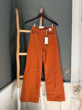 Judy Blue High Rise Wide Leg Jeans